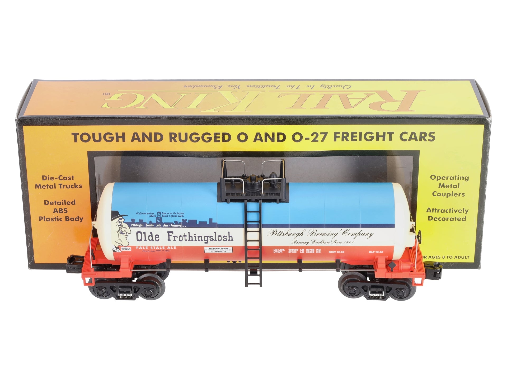 MTH 30-73201 O Gauge Olde Frothingslosh Modern Tank Car LN/Box