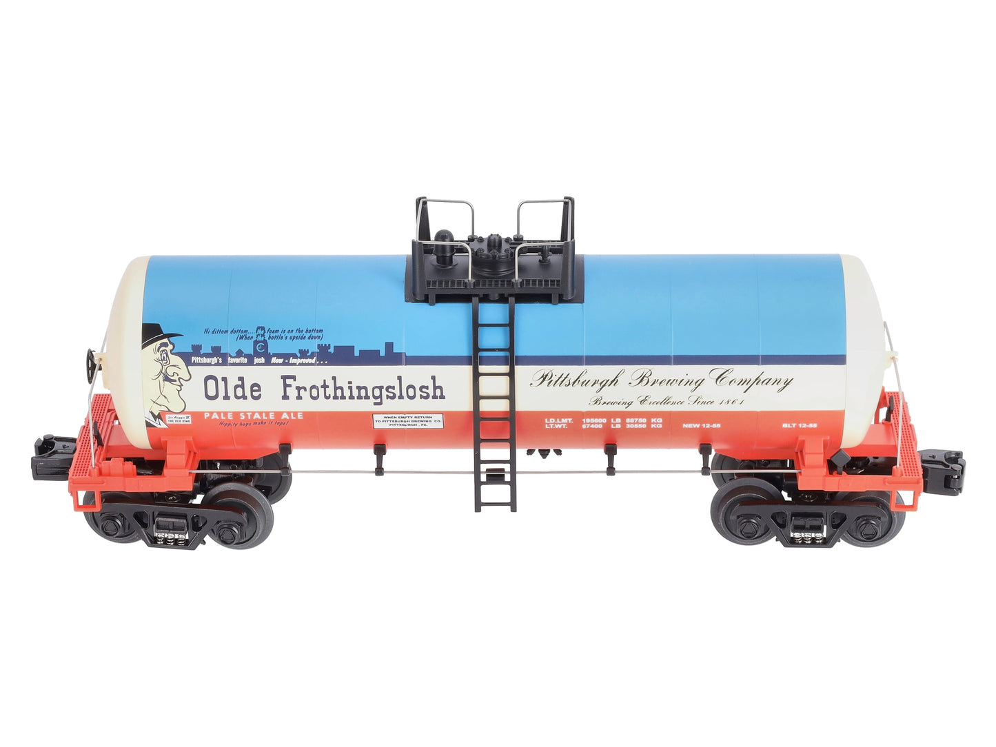 MTH 30-73201 O Gauge Olde Frothingslosh Modern Tank Car LN/Box