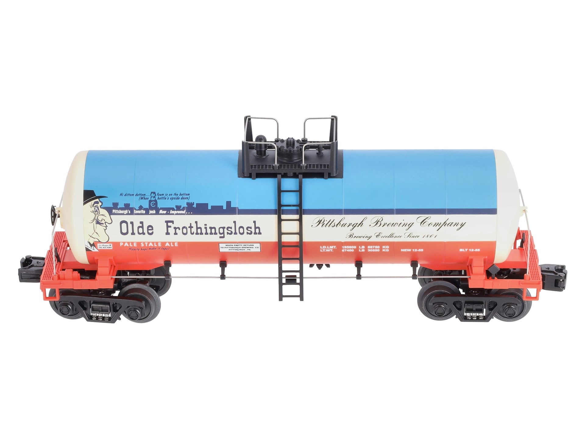 MTH 30-73201 O Gauge Olde Frothingslosh Modern Tank Car LN/Box