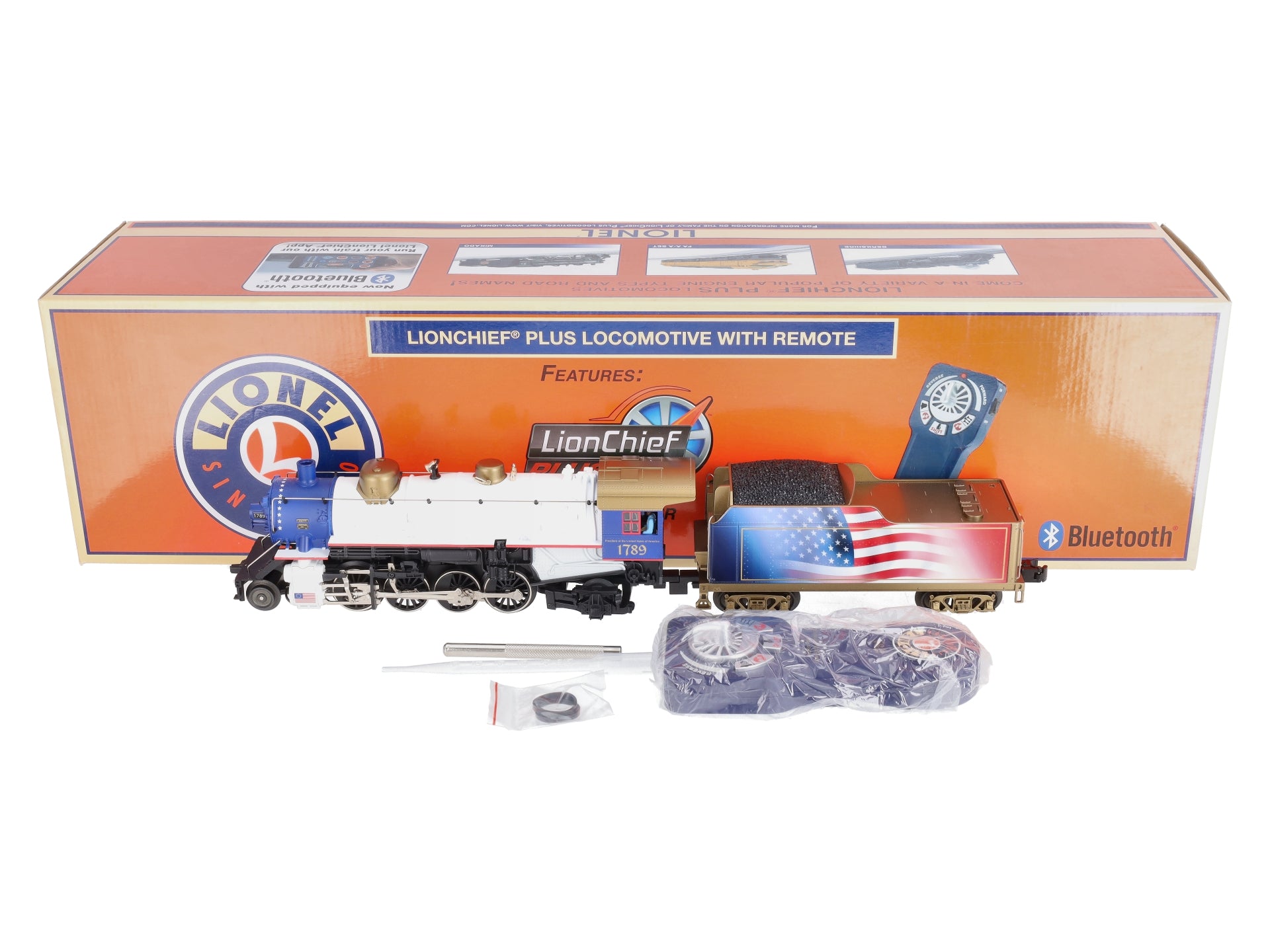 Lionel 6-83605 O Presidents LionChief Plus Mikado Steam Locomotive #1789