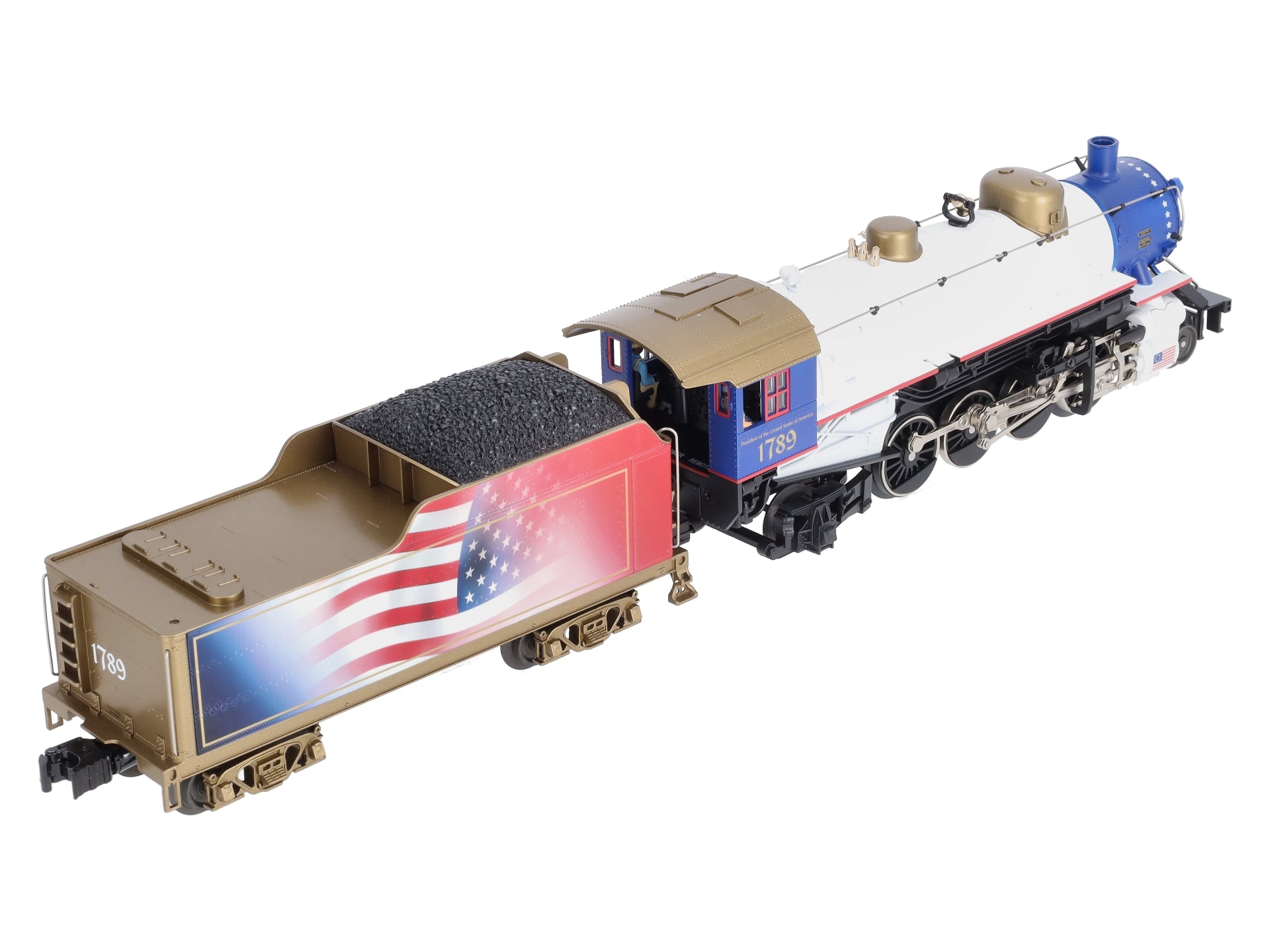 Lionel 6-83605 O Presidents LionChief Plus Mikado Steam Locomotive #1789