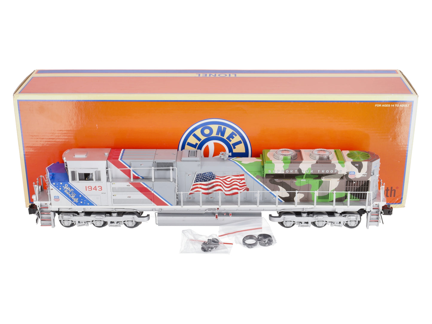 Lionel 6-85315 O Gauge Union Pacific SD70ACe Diesel with Bluetooth/LCS #1943
