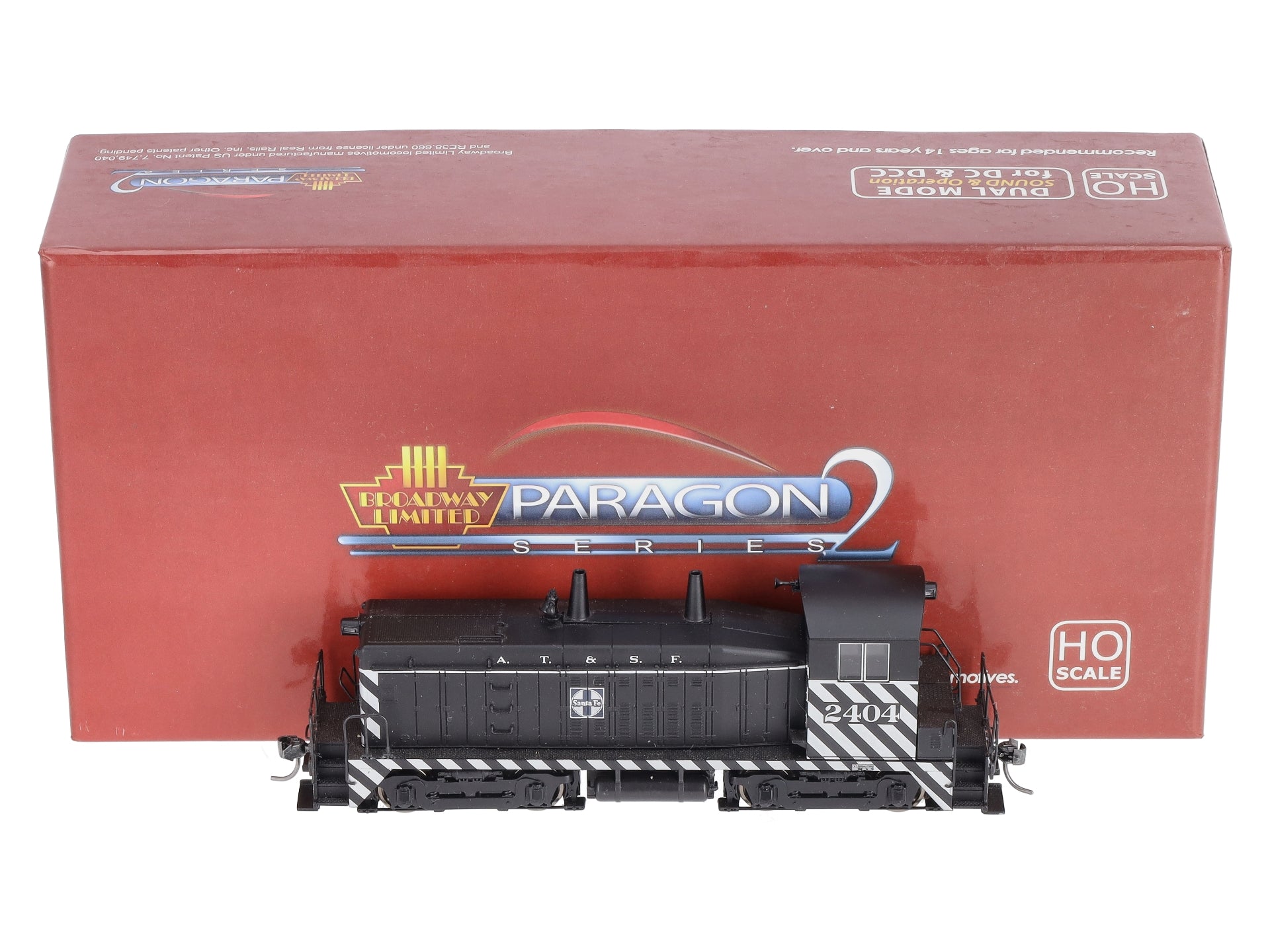 Broadway Limited 2620 HO SF EMD NW2 Diesel Loco w/Sound & DCC Paragon2™ #2404
