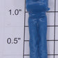 Lionel 352-7 Plastic Blue Iceman Figure with Painted Face