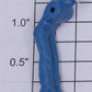 Lionel 352-7 Plastic Blue Iceman Figure with Painted Face