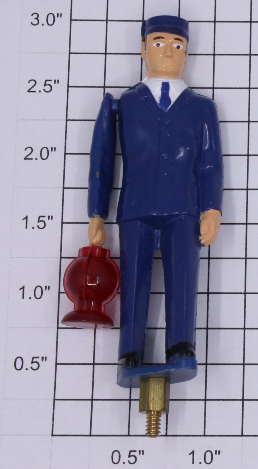 Lionel 2713-27 Figure with Red Lantern-Has Mounting Screw