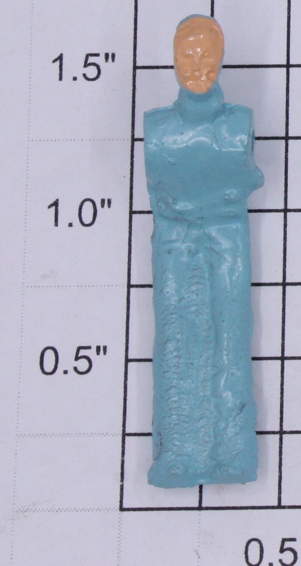 Lionel 352-7 Light Blue Metal Ice Man Figure Torso Only-No Paddles/Arms