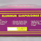 MTH 20-6122 O Gauge AT&SF "El Capitan" Sleeper/Diner Aluminum Passenger Car Set LN/Box
