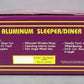 MTH 20-6122 O Gauge AT&SF "El Capitan" Sleeper/Diner Aluminum Passenger Car Set LN/Box