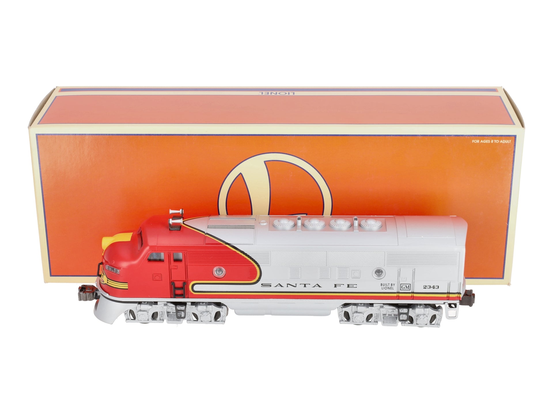 Lionel 6-18134 O Gauge Santa Fe F3A Dummy Diesel Locomotive #2343 EX/Box