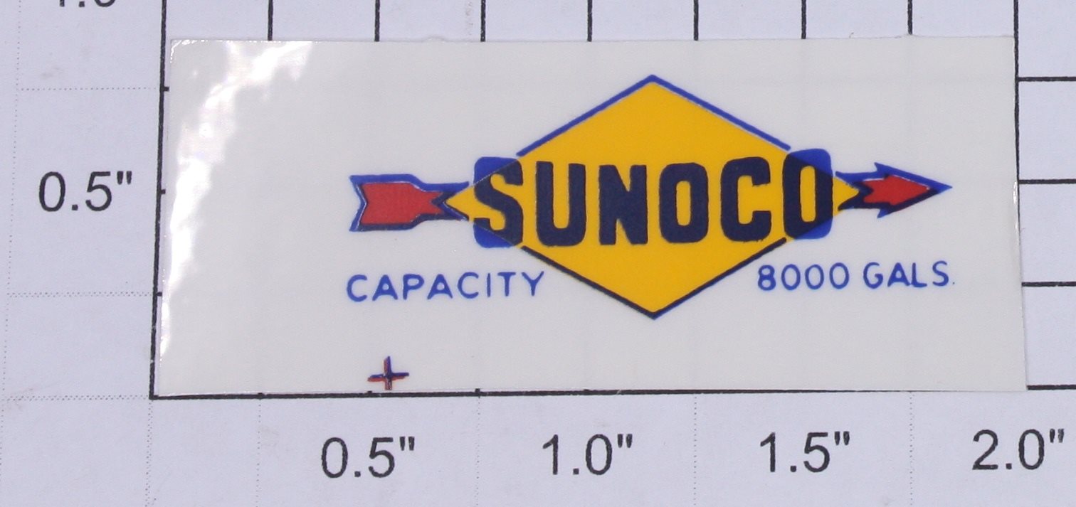 Lionel 6415-11 Blue Lettering Sunoco Arrow Only Sticker Decal