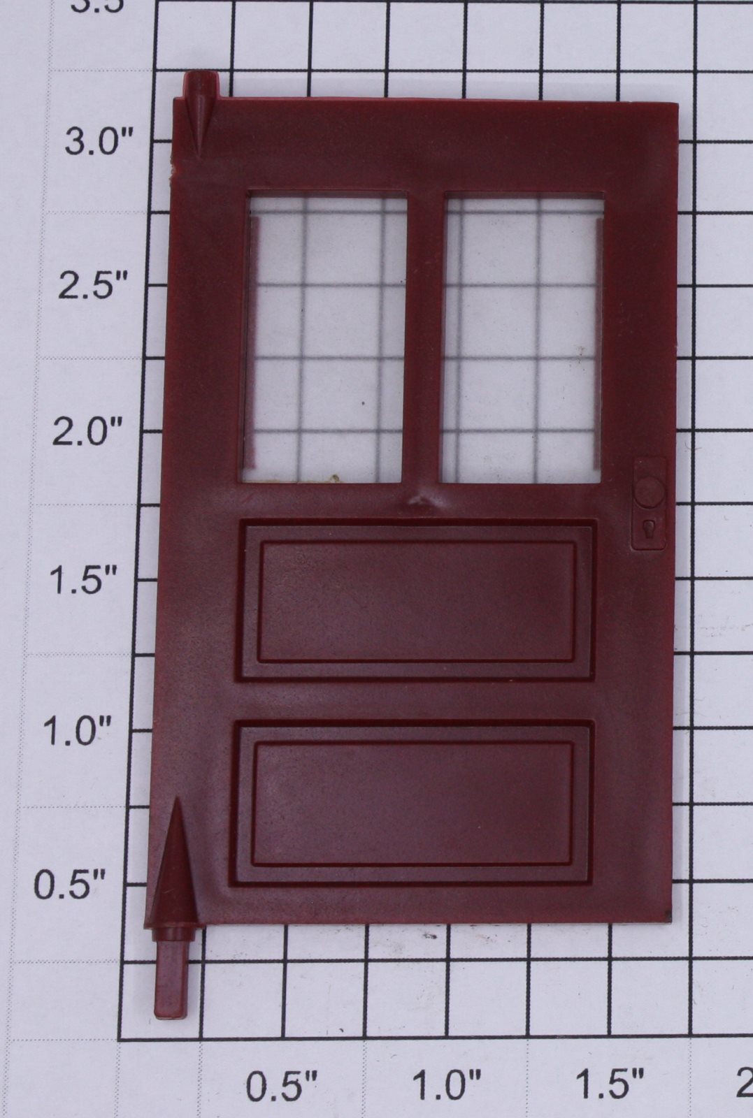 Lionel 145-36 O Gauge Dark Red Automatic Gateman Door Complete with Window