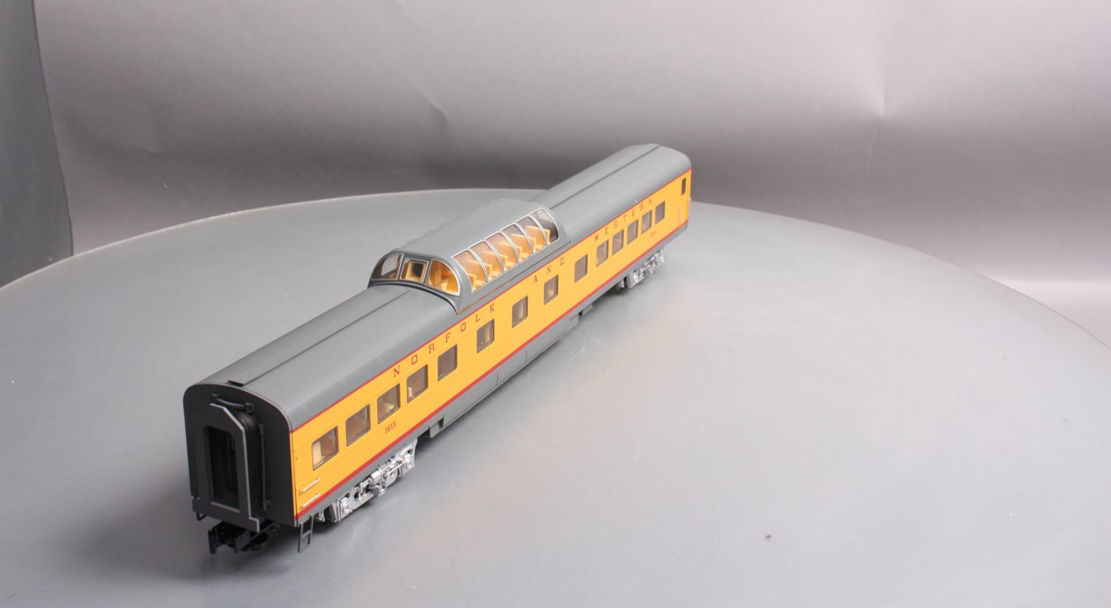 Lionel 2027300 O Norfolk & Western 21 Vistavision Dome Passenger Car #1613