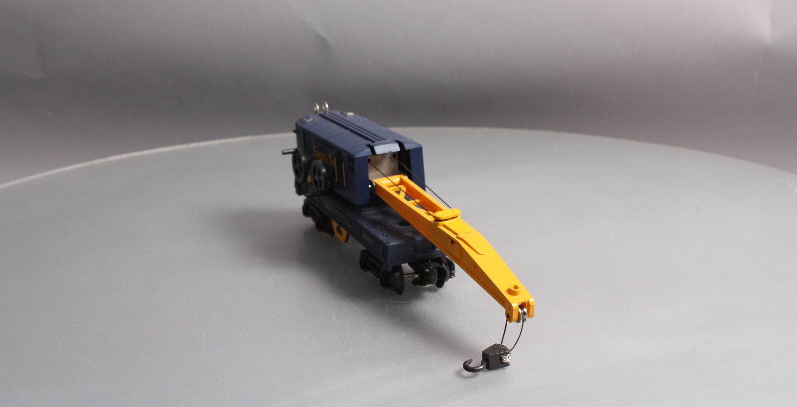 K-Line K680702 O Gauge Santa Fe Blue & Yellow Crane Car LN/Box