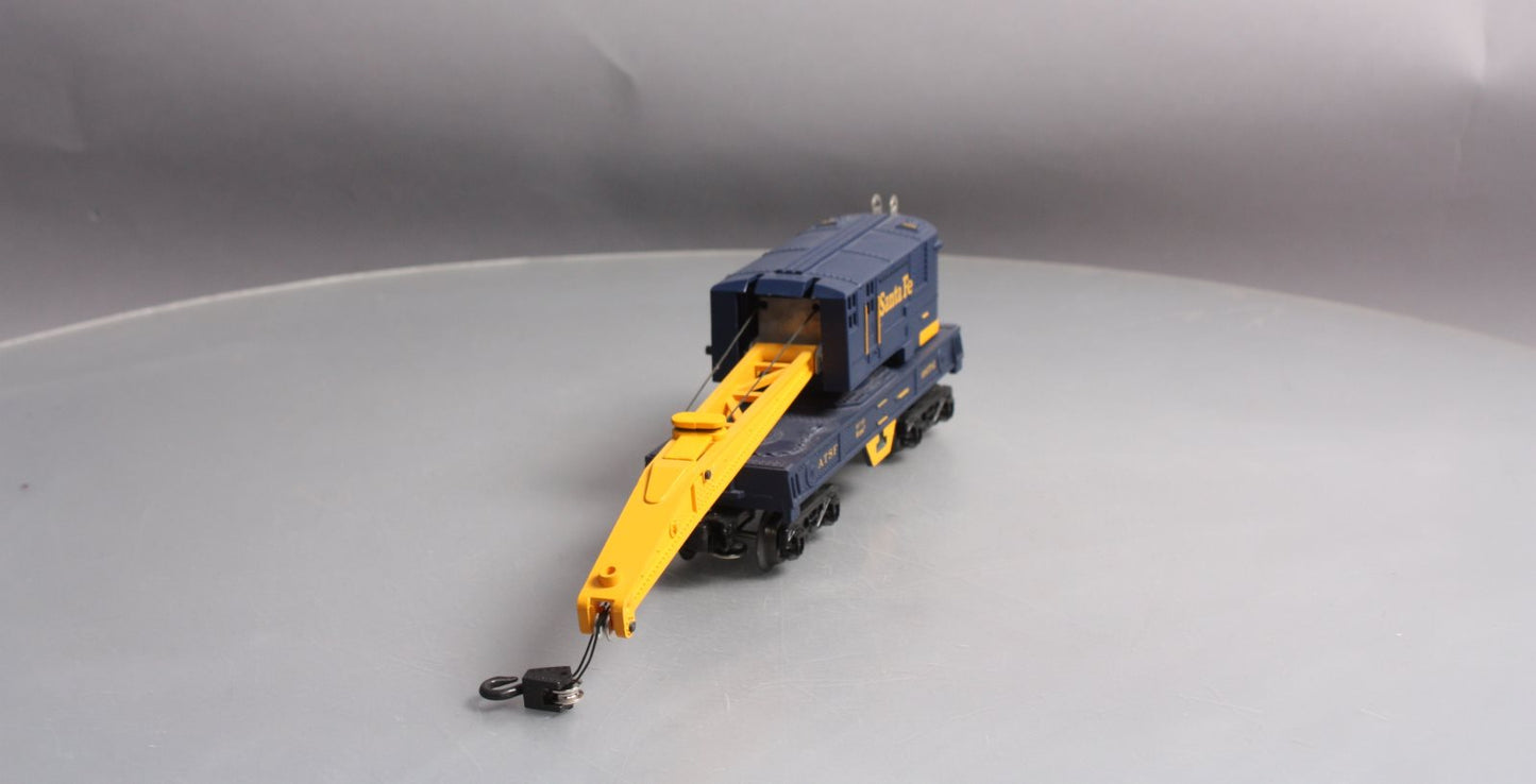 K-Line K680702 O Gauge Santa Fe Blue & Yellow Crane Car LN/Box