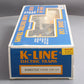 K-Line K680702 O Gauge Santa Fe Blue & Yellow Crane Car LN/Box