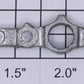 Lionel 700E-41 Right Hand Side Rod with Bushings