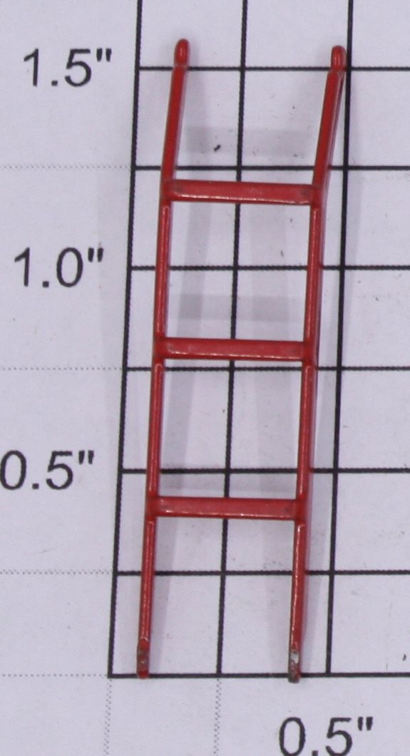 Lionel 6941-1Red 3-Rung Metal Ladder