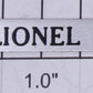 Lionel 1688-22 "1688 Lionel Lines 1688" Sticker Name Plate with Adhesive
