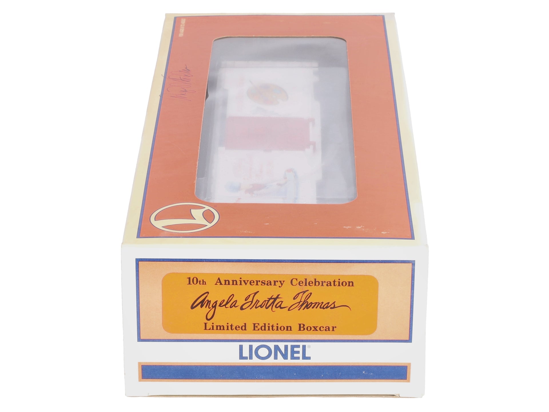 Lionel Artist Angela Trotta Thomas 10th Anniversary with Lionel Boxcar (Signed) LN/Box