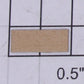 Lionel 657-11 Brass "657" Sticker Name Plate with Adhesive