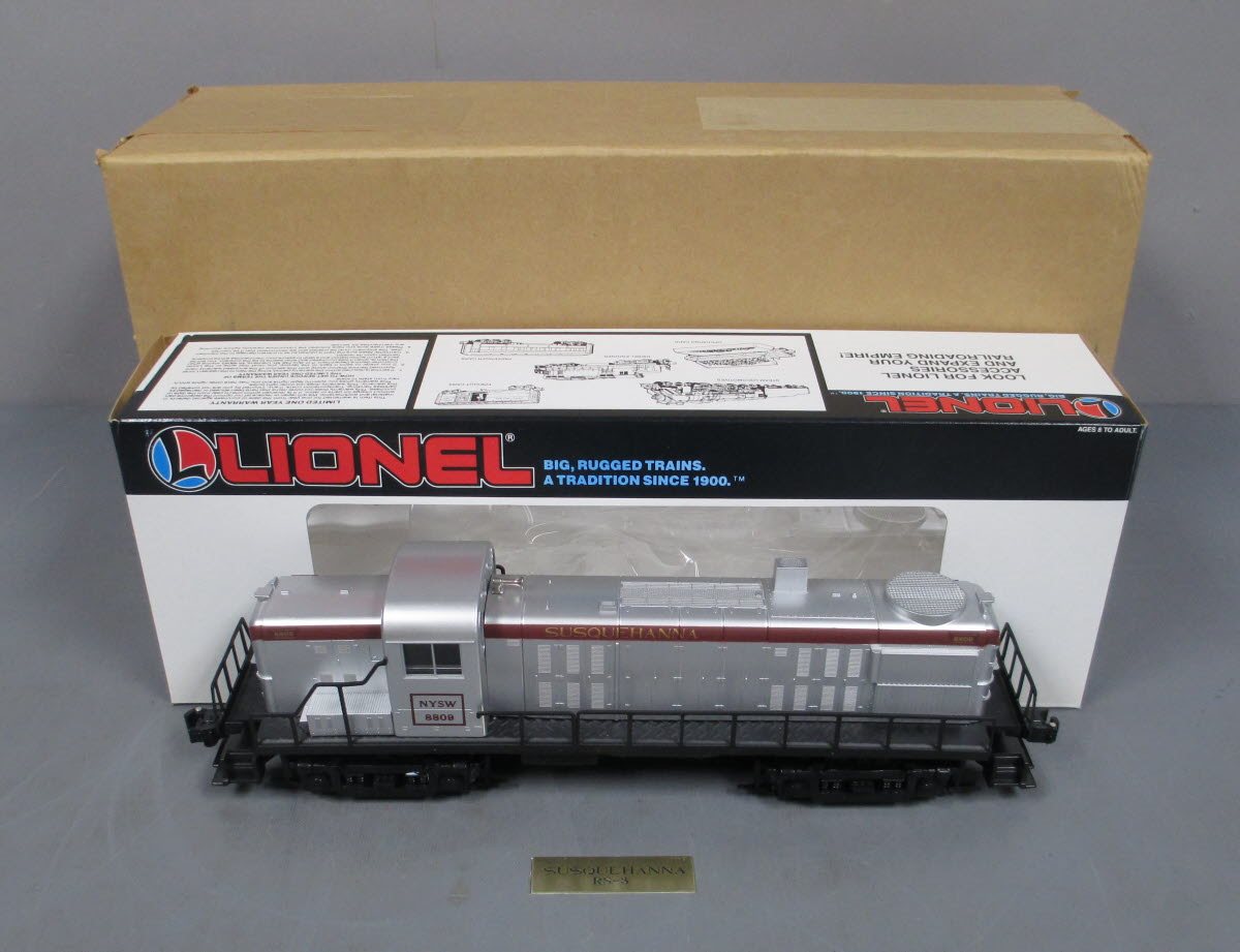 Lionel 6-18809 O Susquehanna RS-3 Diesel Locomotive W/Display Case #8809 LN/Box