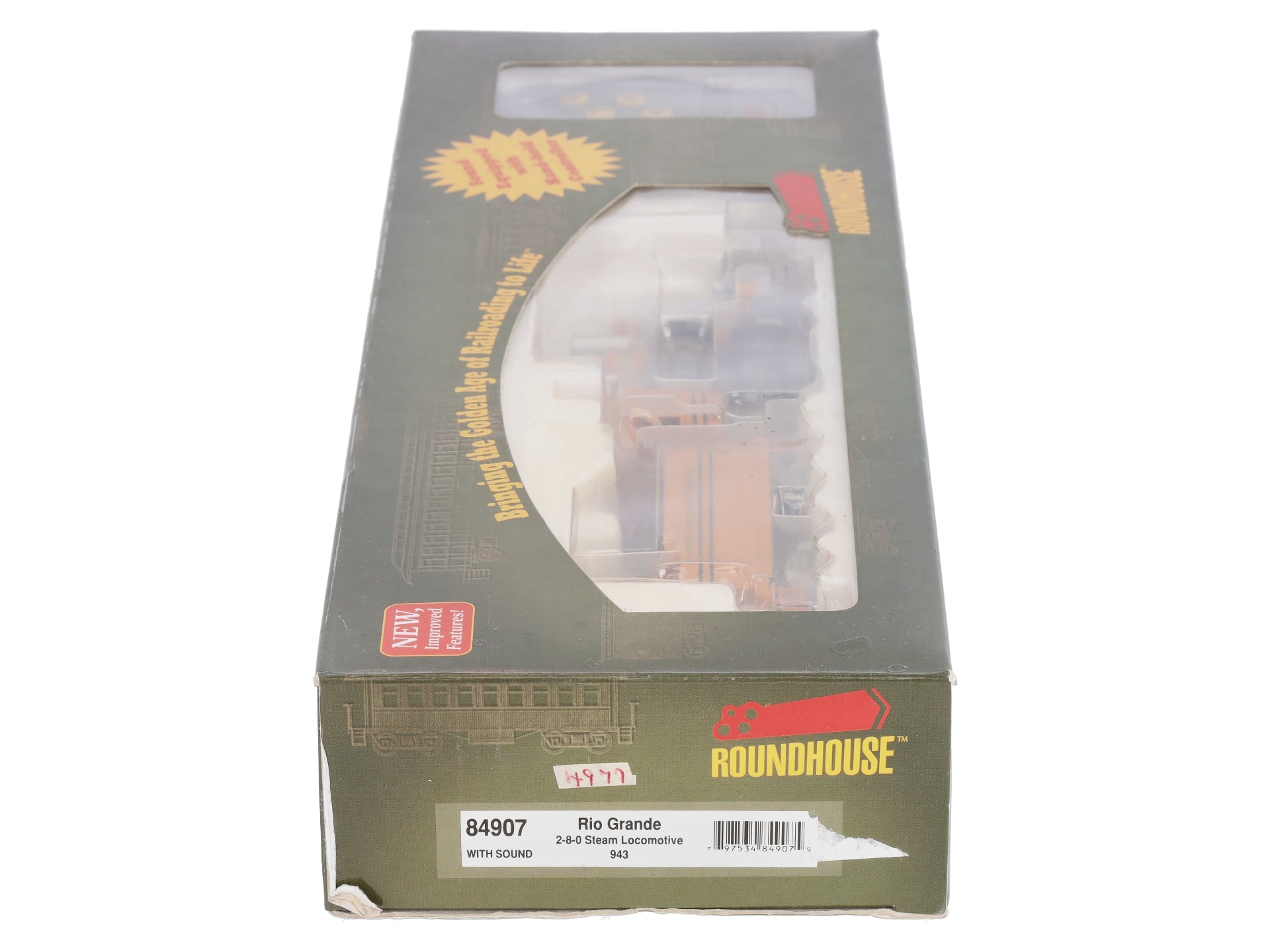 Roundhouse 84907 HO Scale D&RGW 2-8-0 Steam Locomotive #943 MT/Box
