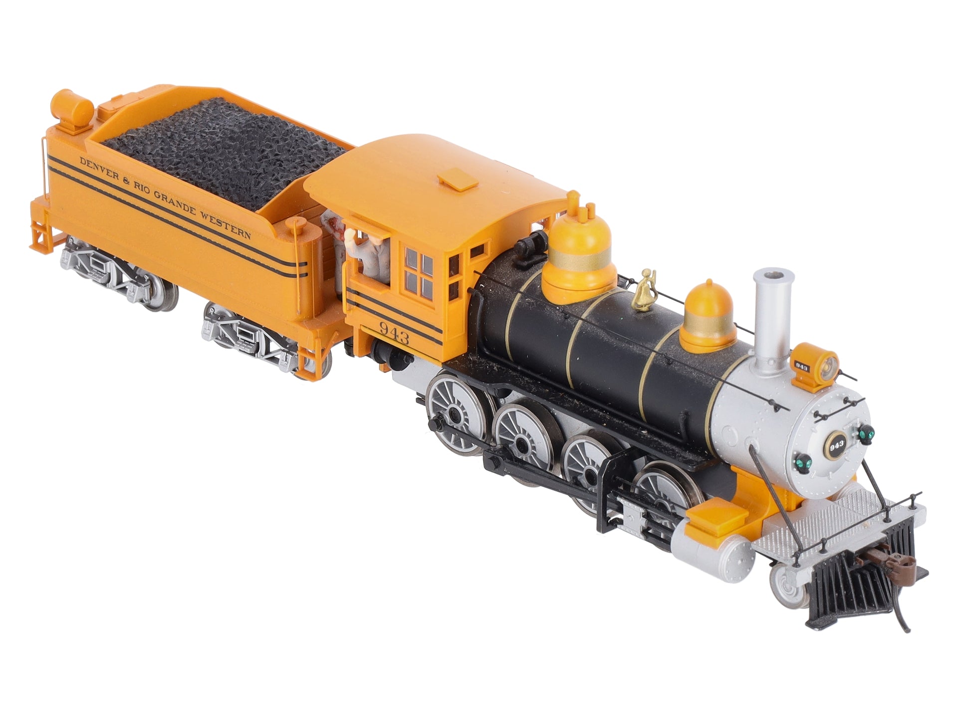 Roundhouse 84907 HO Scale D&RGW 2-8-0 Steam Locomotive #943 MT/Box
