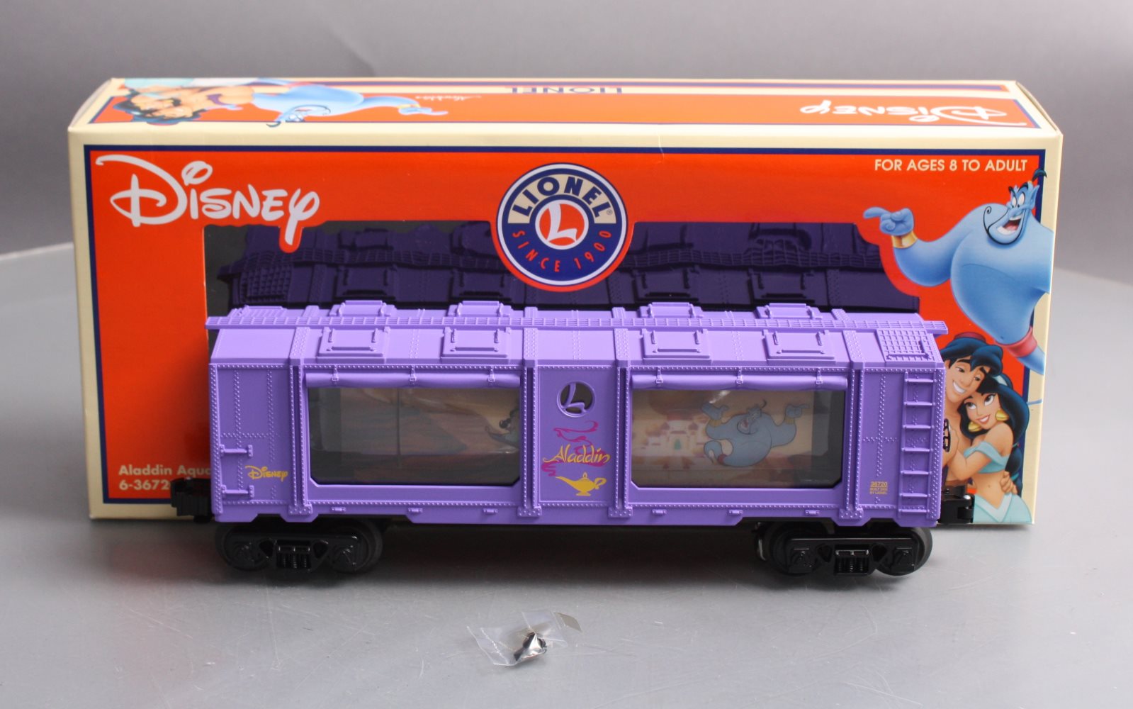 Lionel 6-36720 O Gauge Disney Aladdin Operating Aquarium Car