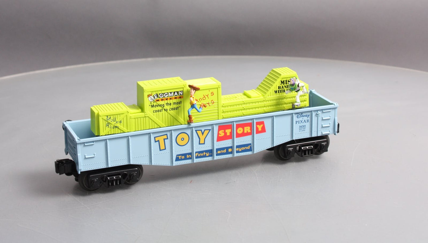 Lionel 6-36745 O Gauge Disney Toy Story Animated Gondola LN/Box