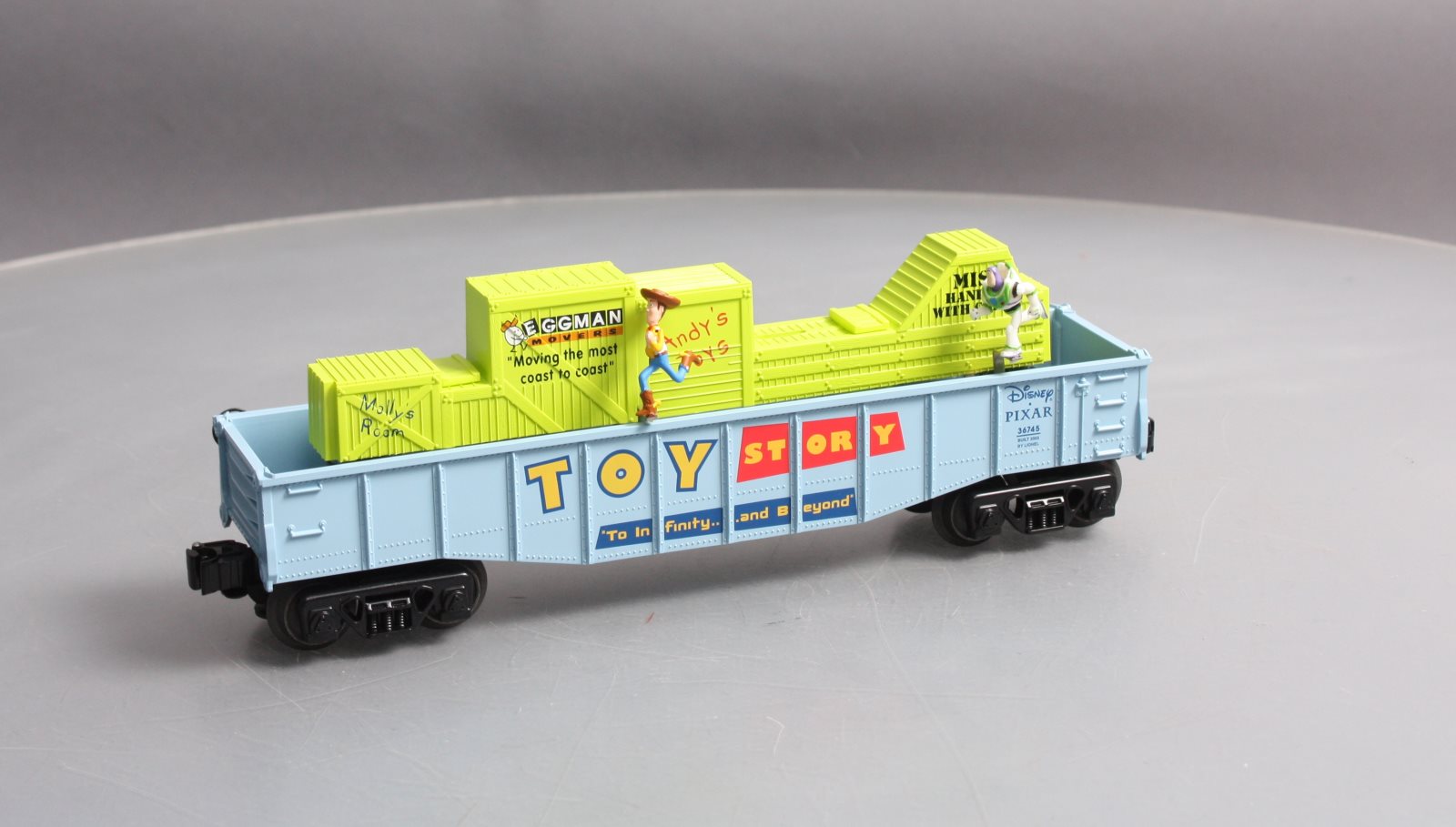 Lionel 6-36745 O Gauge Disney Toy Story Animated Gondola LN/Box