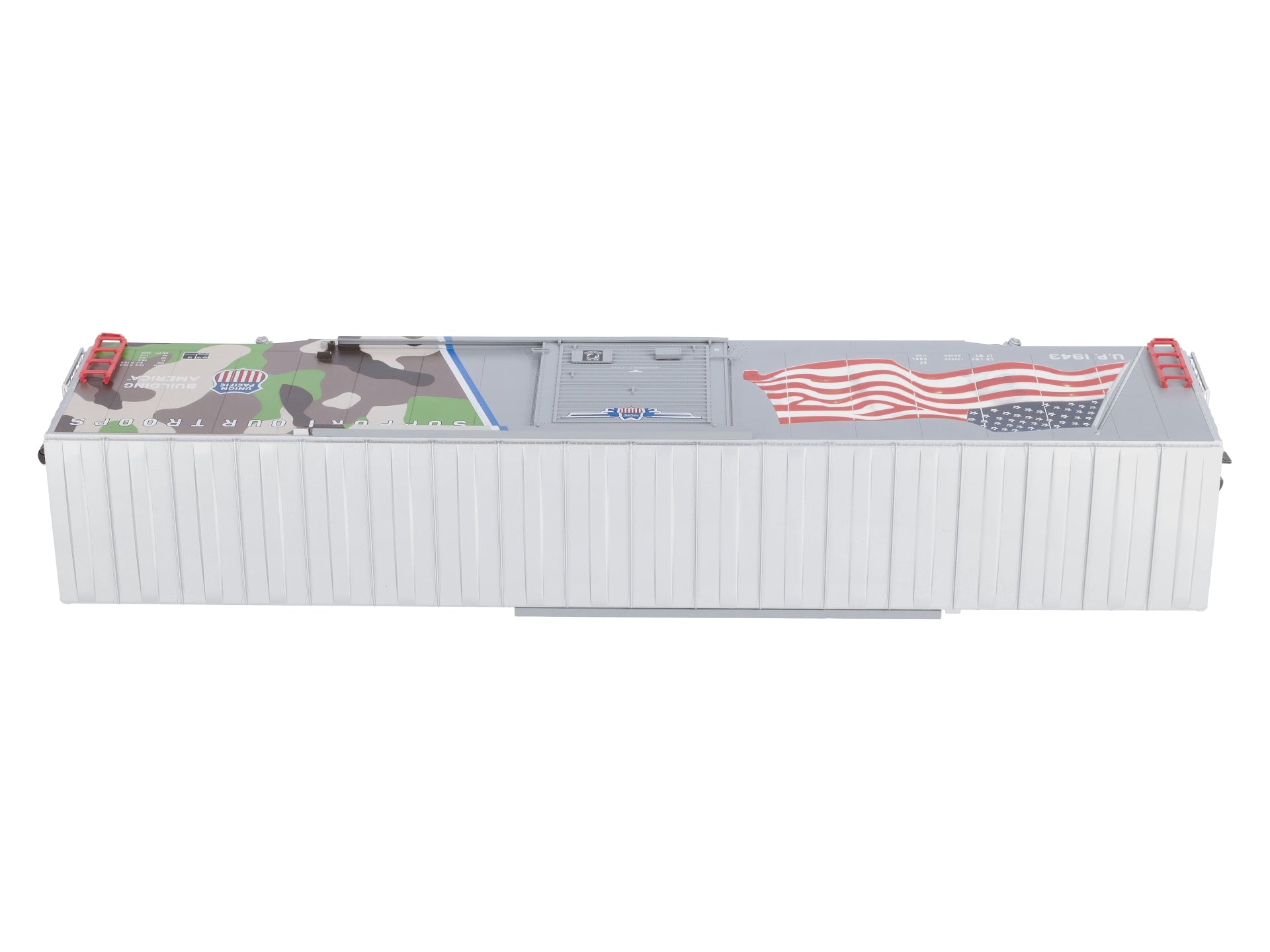 Lionel 6-85408 O Union Pacific Spirit of Union LED Flag Boxcar #1943