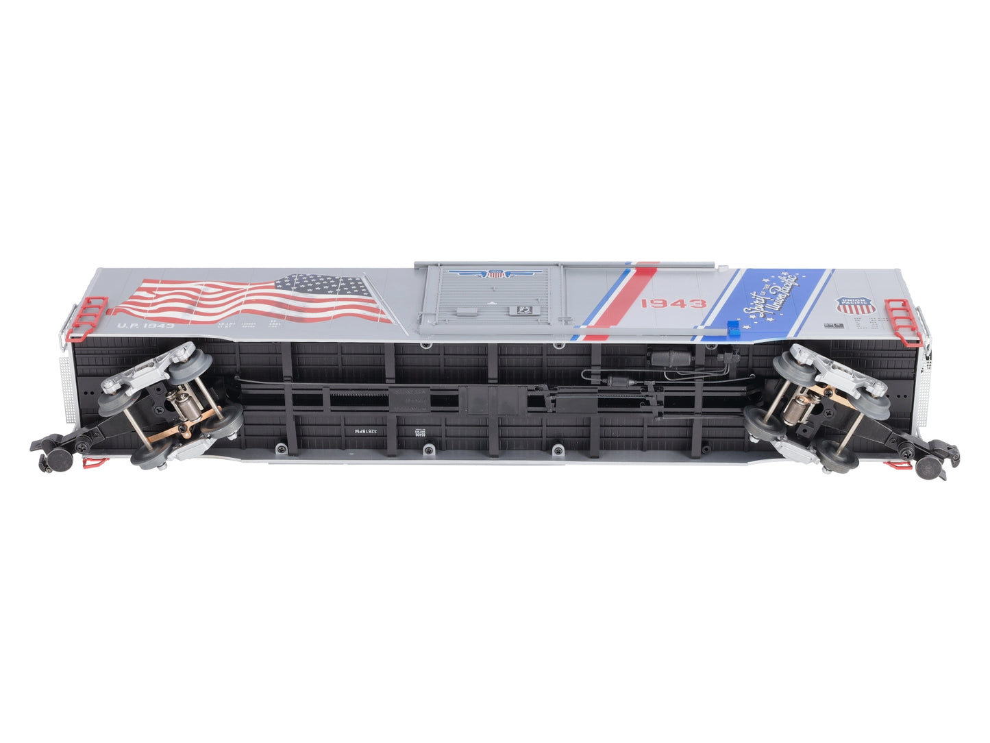 Lionel 6-85408 O Union Pacific Spirit of Union LED Flag Boxcar #1943