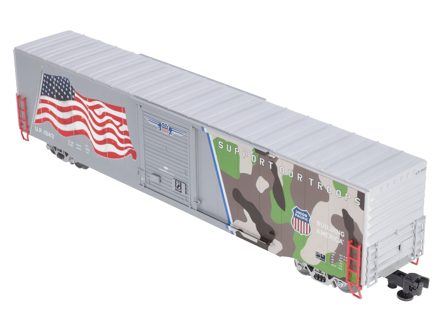 Lionel 6-85408 O Union Pacific Spirit of Union LED Flag Boxcar #1943