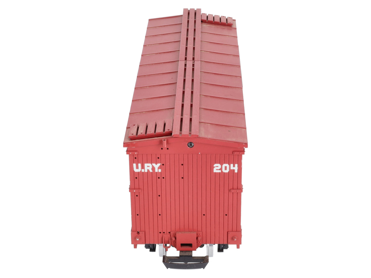USA Trains R19027A G Unitah Map Simulated Wood Box Car #204 (Red)
