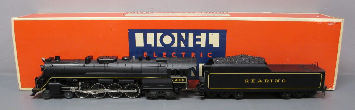 Lionel 6-18006 O Gauge Reading T-1 4-8-4 Steam Locomotive & Tender #2100 EX/Box