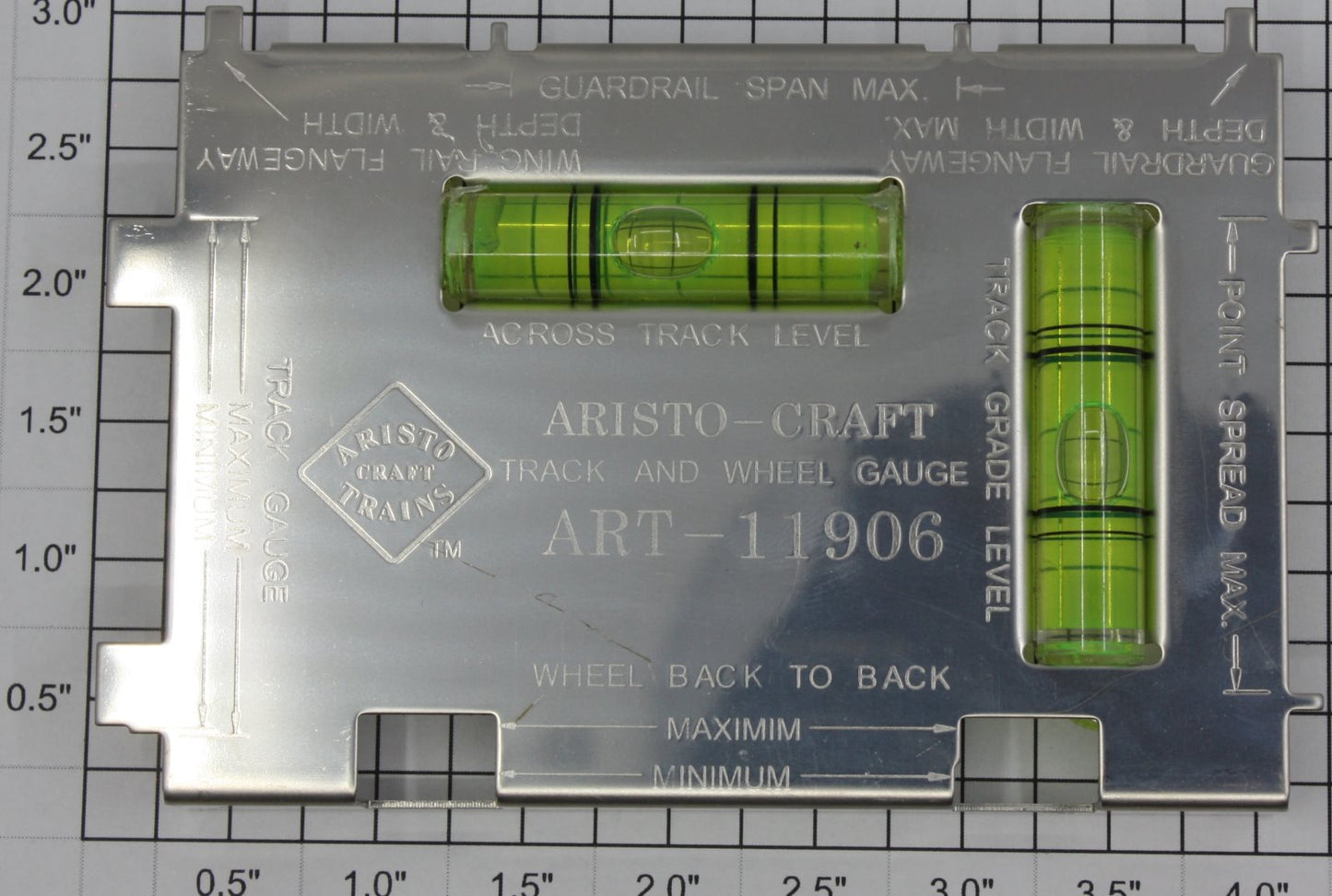 Aristo-Craft ART-11906 Track and Wheel Gauge with Instructions