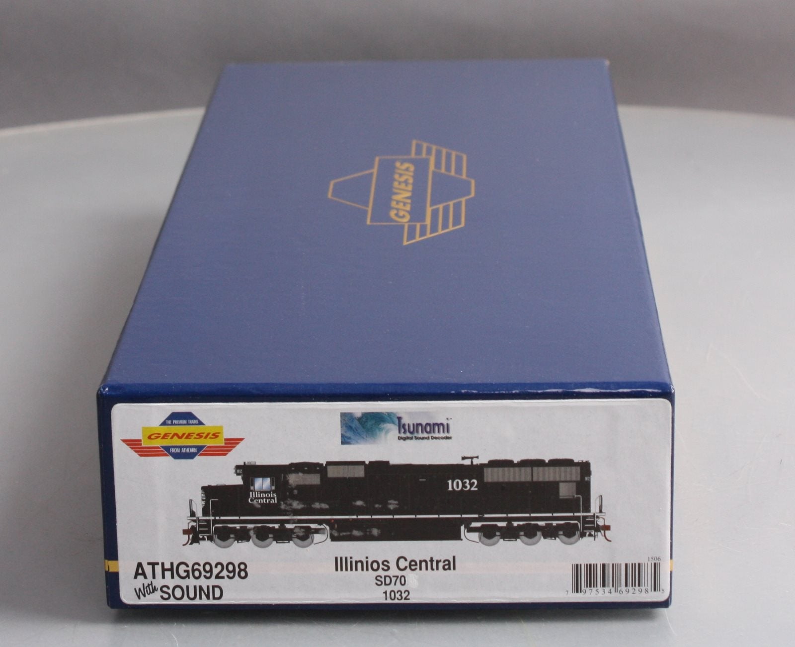 Athearn G69298 HO Illinois Central EMD SD70 Diesel Loco w/DCC & Sound #1032