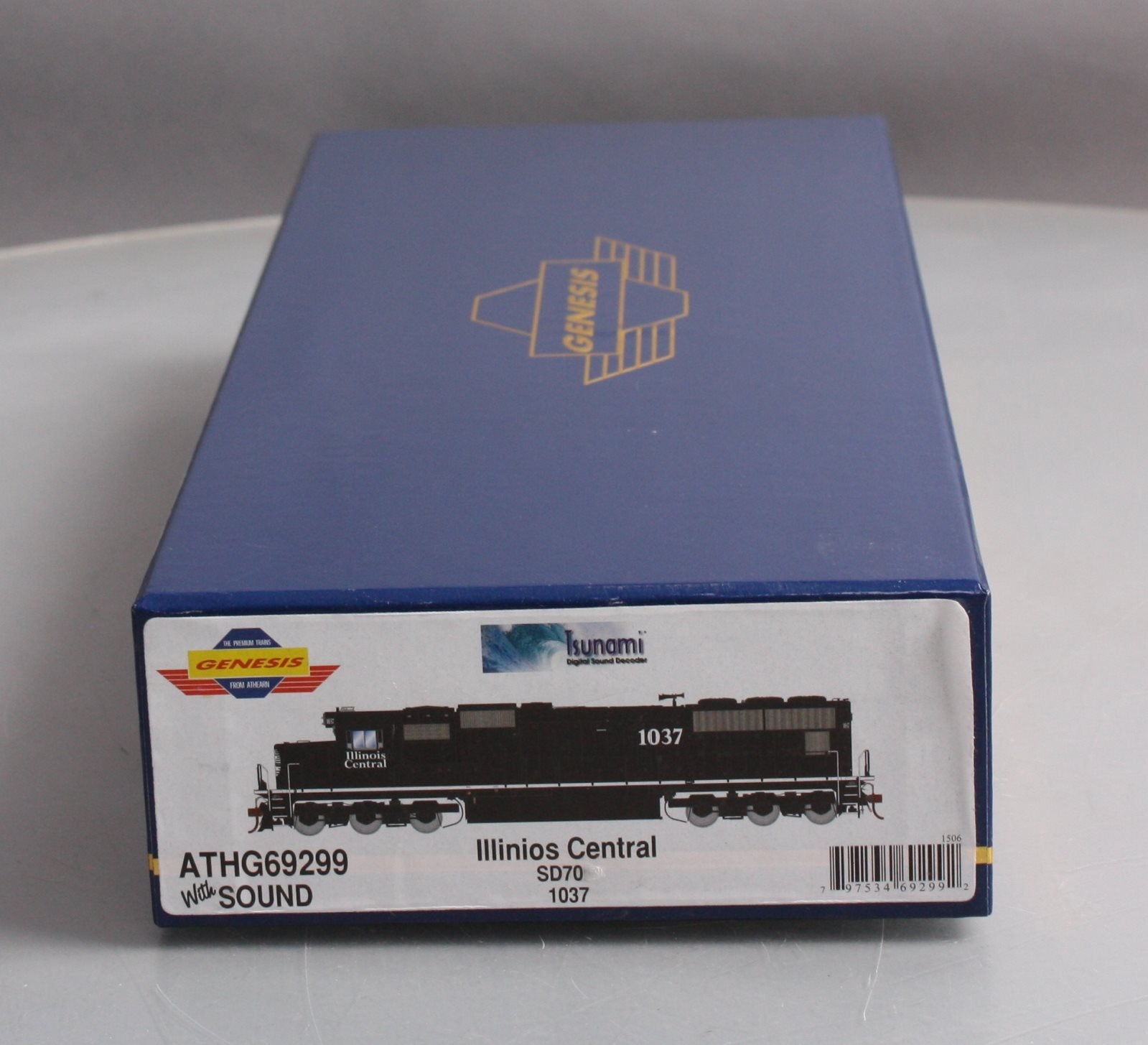 Athearn G69299 HO Illinois Central EMD SD70 Diesel Loco w/DCC & Sound #1037