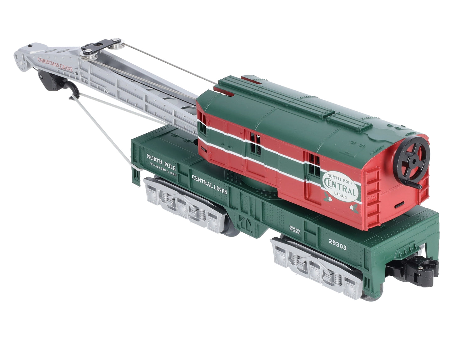 Lionel 6-29303 O Gauge North Pole Central Crane Car