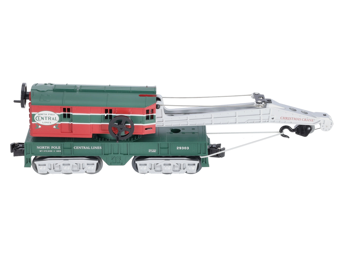 Lionel 6-29303 O Gauge North Pole Central Crane Car