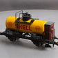ETS 401 O Gauge Tinplate Shell Tank Car