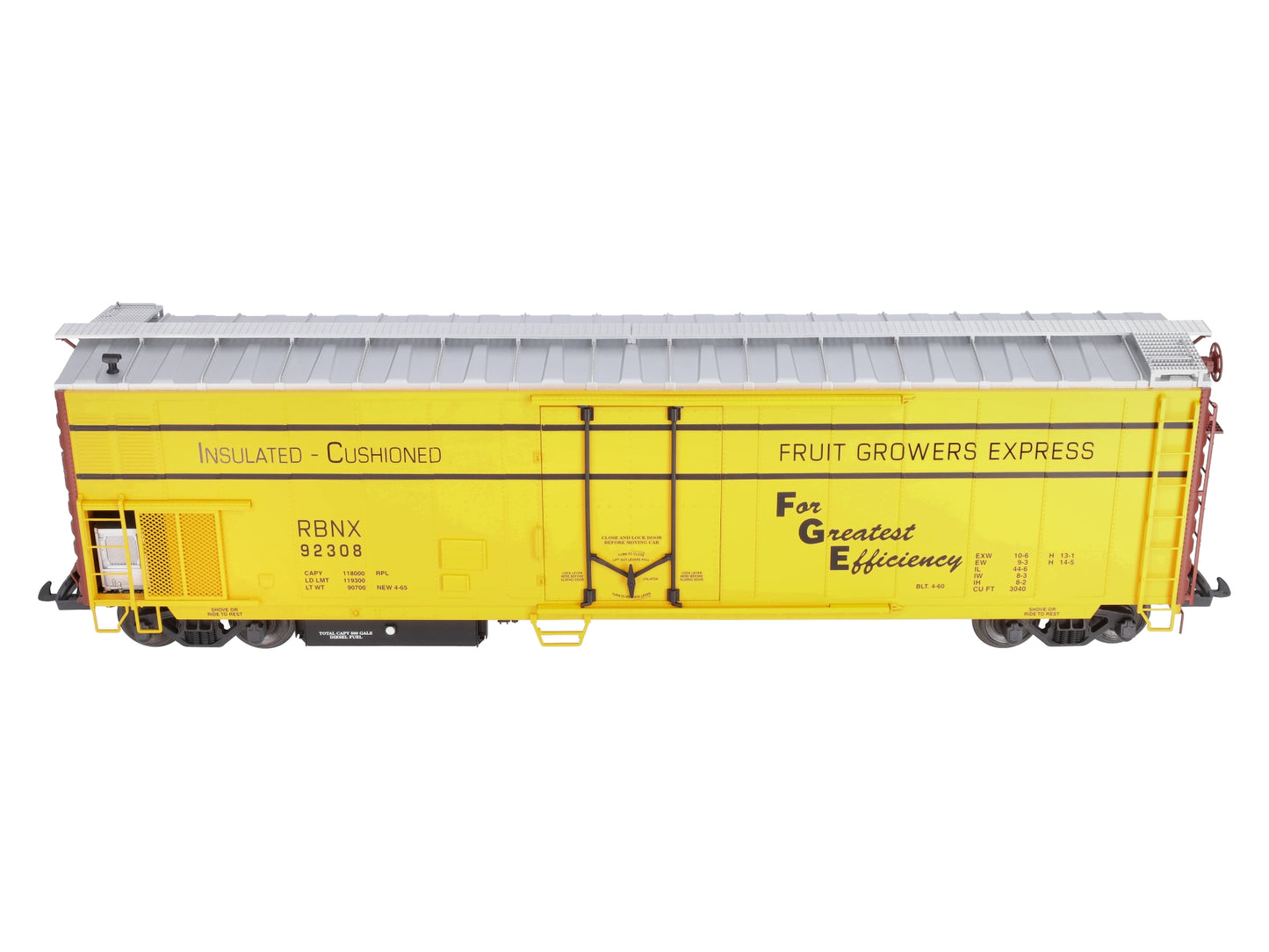 USA Trains 16724 G Fruit Growers Express 50' Mechanical Refrigerator Car