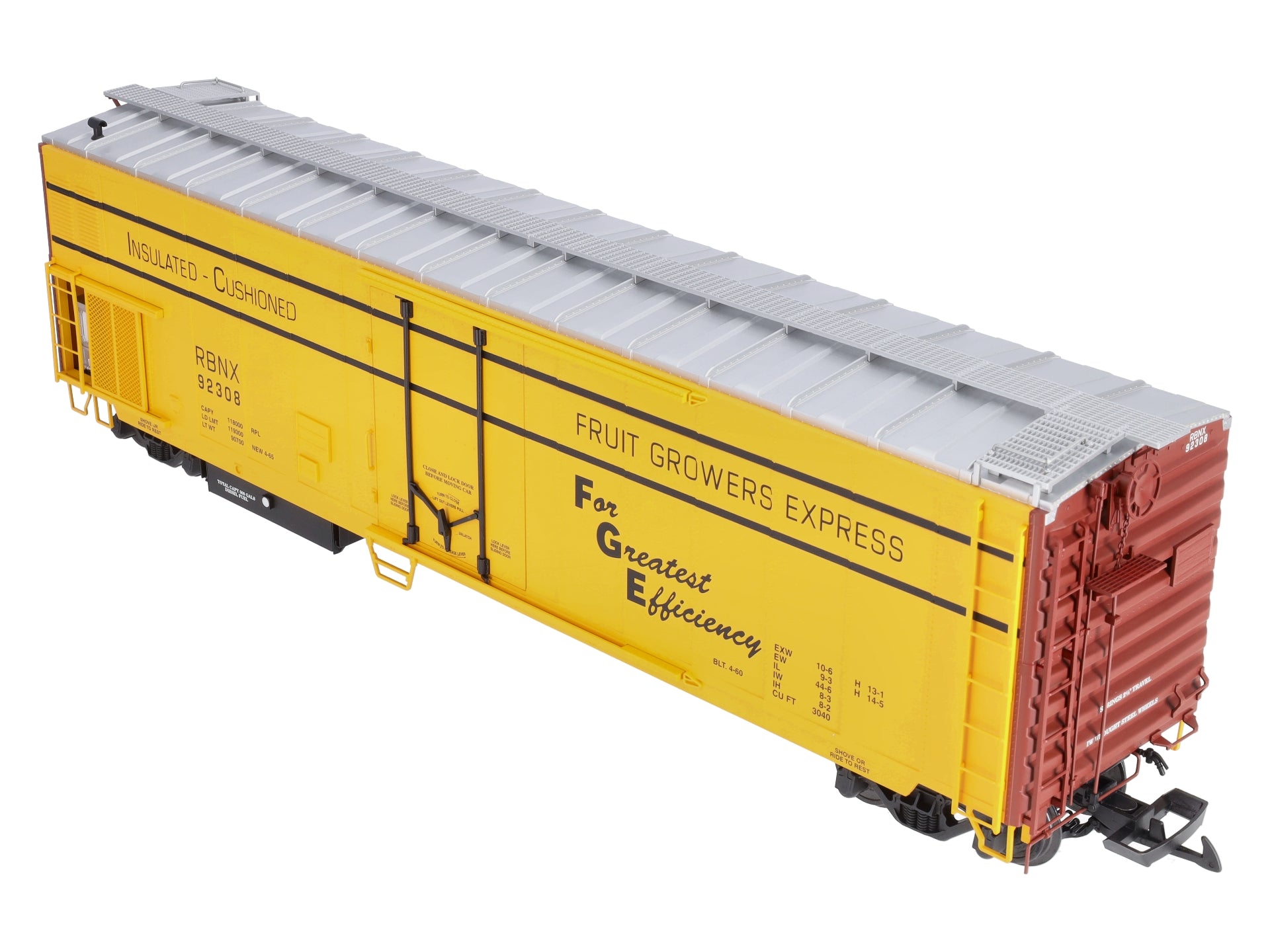 USA Trains 16724 G Fruit Growers Express 50' Mechanical Refrigerator Car