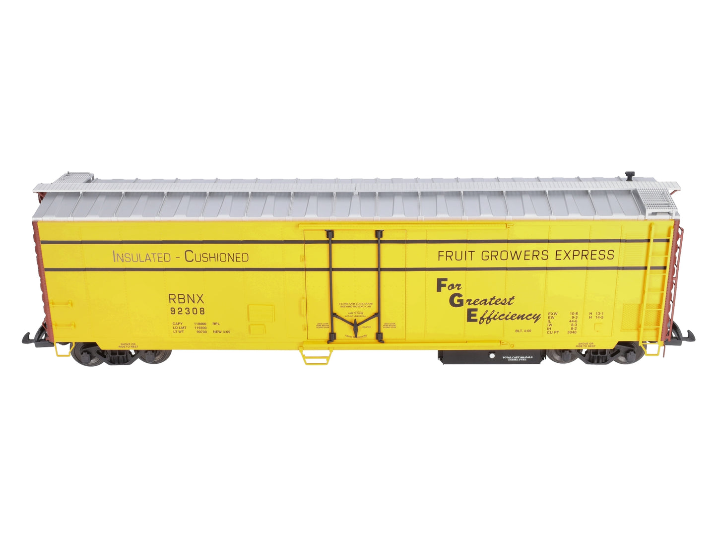 USA Trains 16724 G Fruit Growers Express 50' Mechanical Refrigerator Car