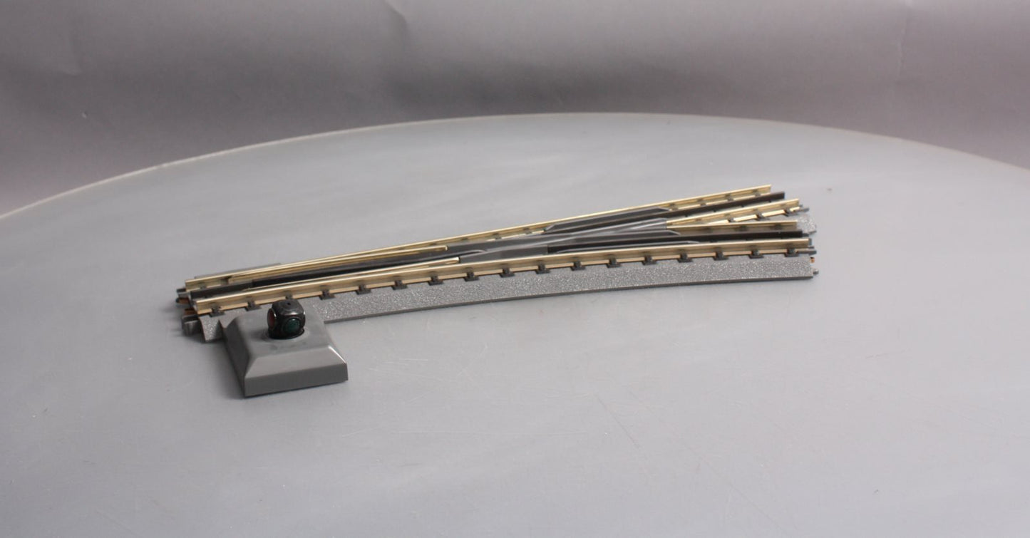 MTH 40-1020 O72 RealTrax Nickel Silver Right Hand Remote Switch Turnout  EX/Box