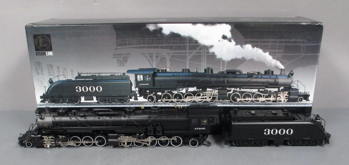 Lionel 6-11155 O VISIONLINE Santa Fe 2-10-10-2 Steam Locomotive w/ Legacy #3000