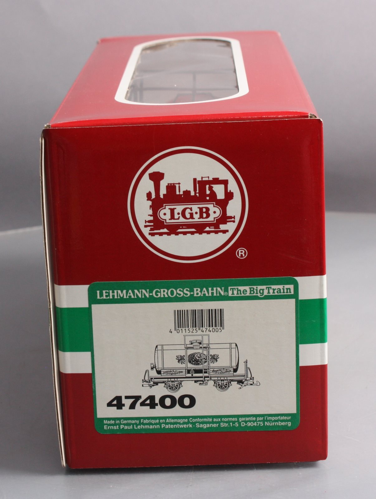 LGB 47400 G Scale Christmas Single Dome Tank Car EX/Box