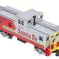 MTH 20-80002C O Gauge Santa Fe Silver & Red Caboose (DAP) Extended Vision #0100 LN/Box