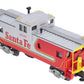 MTH 20-80002C O Gauge Santa Fe Silver & Red Caboose (DAP) Extended Vision #0100 NIB